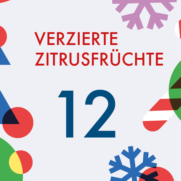 Adventskalender Türchen Nr. 12: Verzierte Zitrusfrüchte