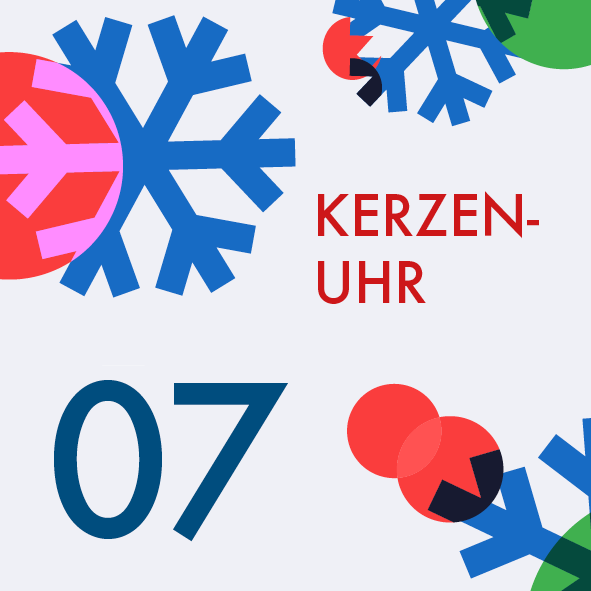 Adventskalender Türchen Nr. 7: Kerzenuhr